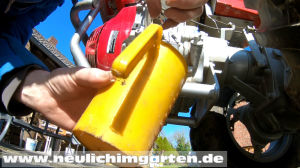 Einachser Oelwechsel