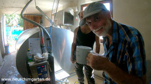 frische Biomilch