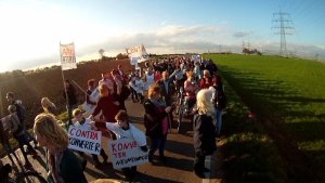 Protestdemo gegen den Konverter